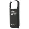 KARL LAGERFELD futerał do IPHONE 17 Pro KLHCP17L6PCSPKCK (PU W/ K&C Print & Pocket) czarny